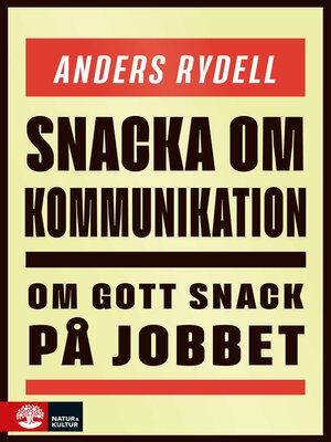 cover image of Snacka om kommunikation
